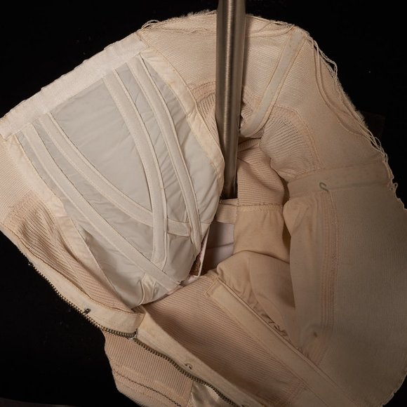 1950s Zip Up Corset Girdle With Garter Straps
